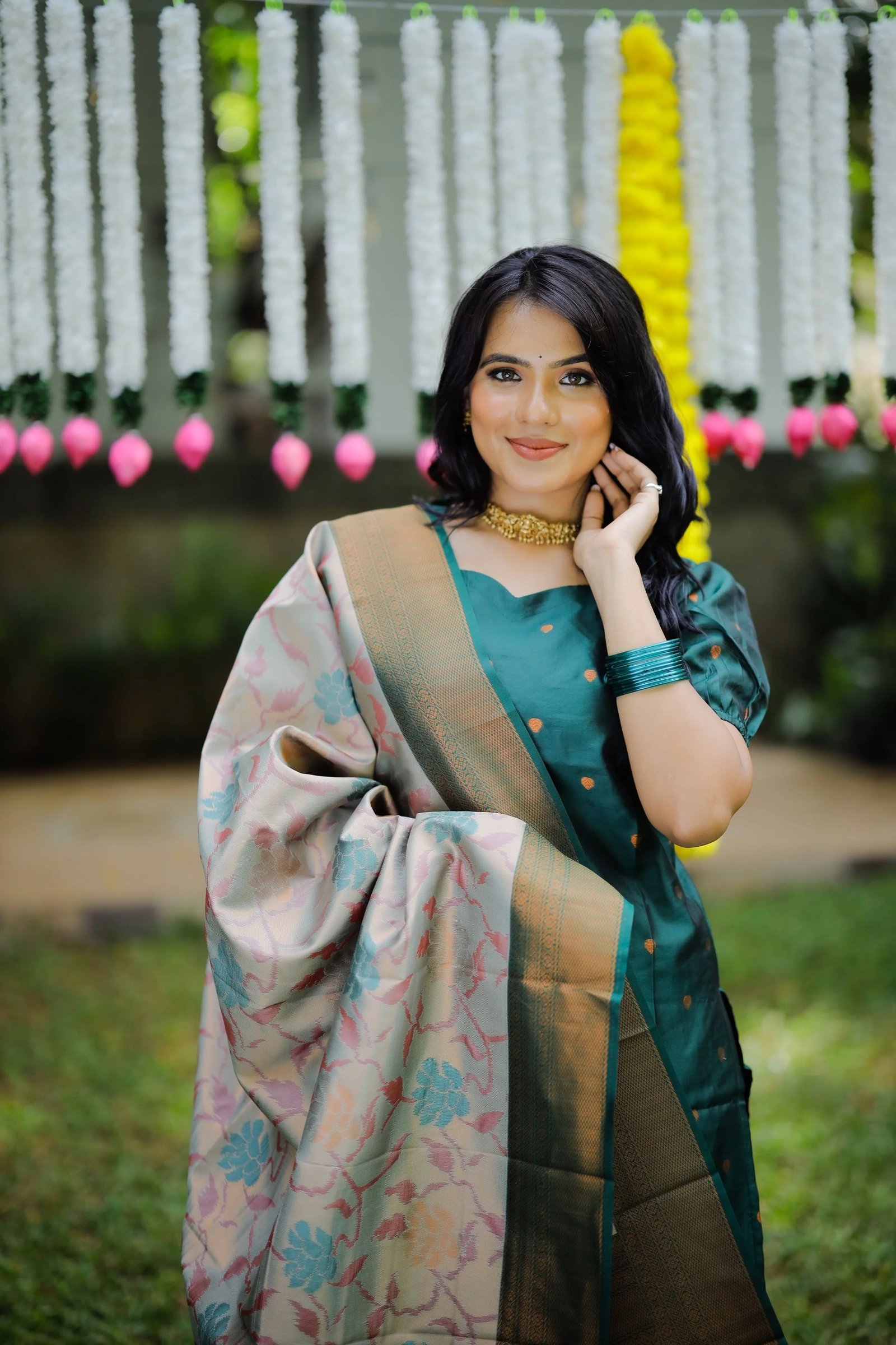 Cerulean Kurta Set For Women | Party Wear Ethnic